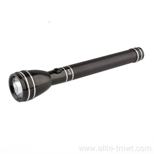 Rechargeable Torch Light Heavy Duty Black Flashlight